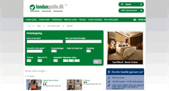 Desktop Screenshot of bestille.londonguide.dk