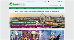 Desktop Screenshot of londonguide.dk